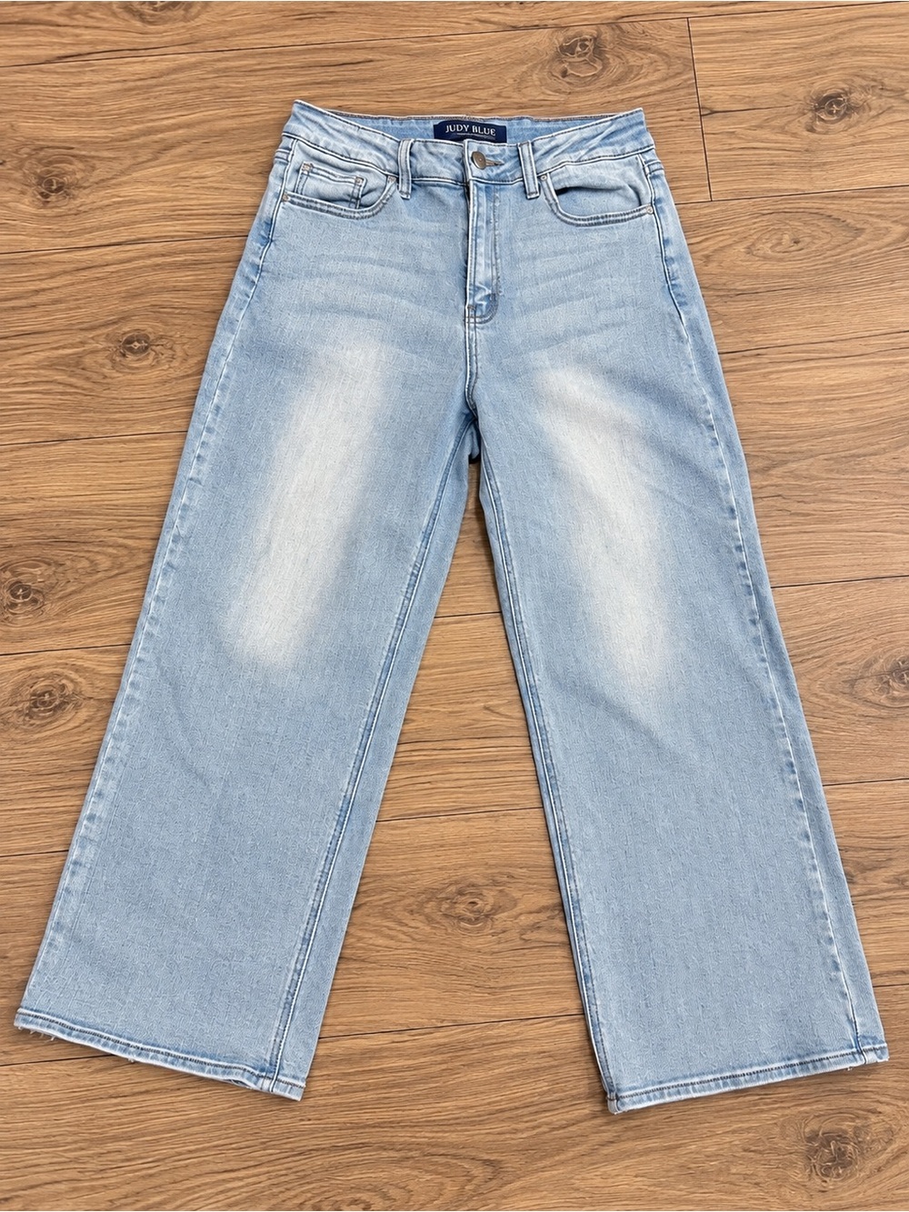 Just USA Light Blue Wide Leg Jeans